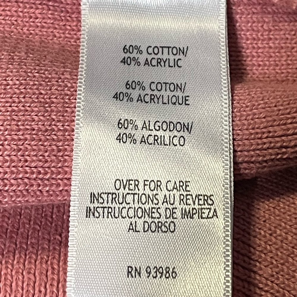 🔥3 for $15 Sale- Pink hooded zip up cardigan - Picture 3 of 4
